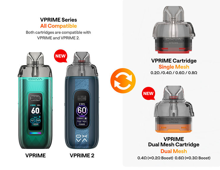 kompatibline oxva vprime2 cartridge 